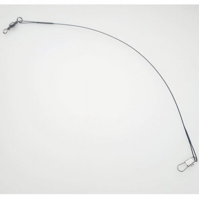 Pavadėlis nerūdijančio plieno su suktuku (15cm)